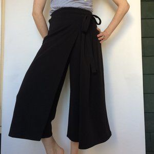 Marigold Shadows Harem Gaucho Pants w Wrap Skirt